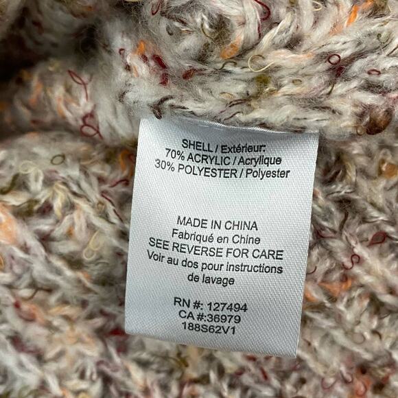 Heartloom Rainbow Speck Cable Knit Sweater Size Small - Picture 8 of 9